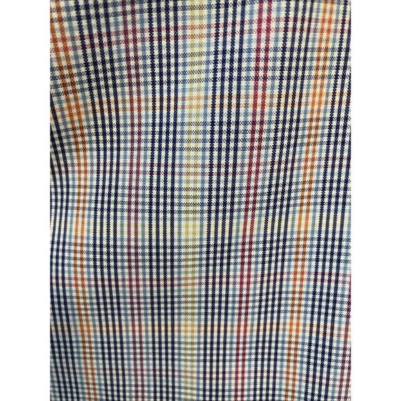 Orvis Shirt Mens Medium Blue Plaid Short Sleeve Button Down Casual Camp Outdoors - Picture 4 of 10